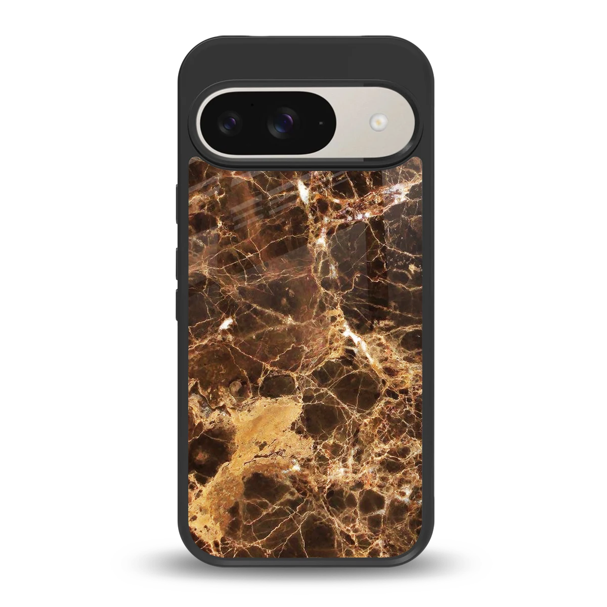 Golden Roots back phone cover | glass case for google pixel 9