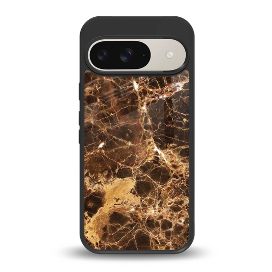 Golden Roots back phone cover | glass case for google pixel 9