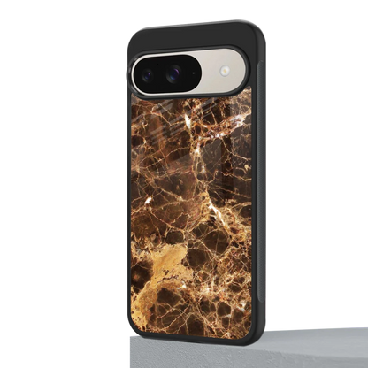 Golden Roots google pixel 9 mobile cover | shockproof glass phone case