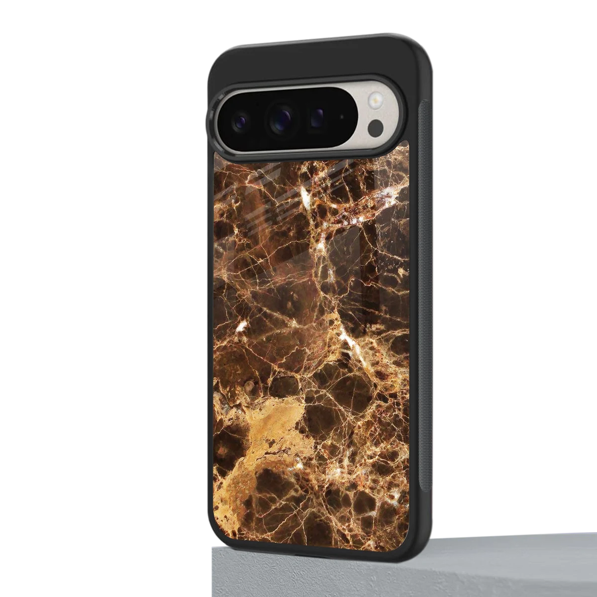 Golden Roots google pixel 9 pro mobile cover | shockproof glass phone case