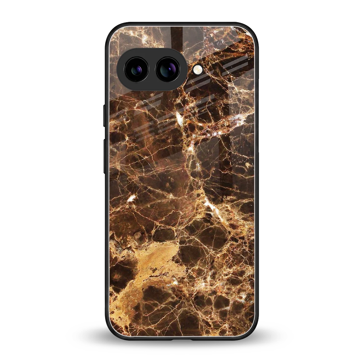 Golden Roots back phone cover | glass case for google pixel 10a