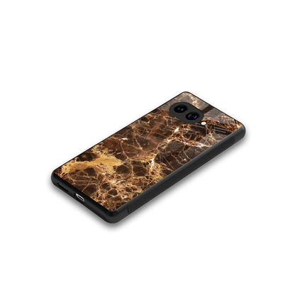 Golden Roots stylish phone case for google pixel 10a | glossy glass and slim fit