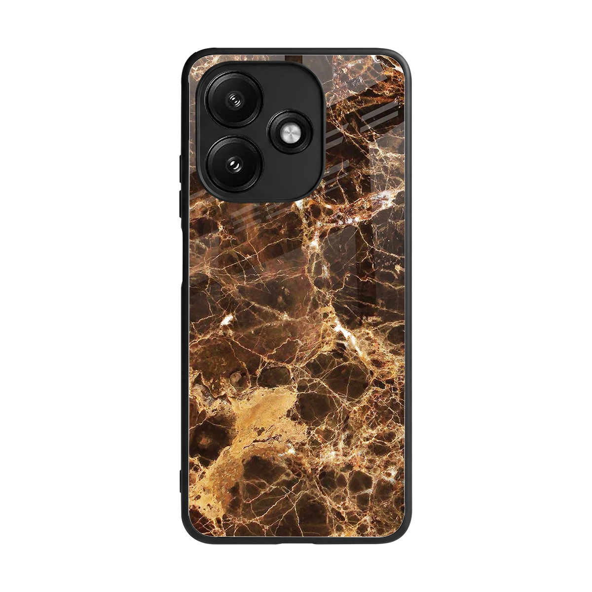Golden Roots back phone cover | glass case for redmi 12 5g