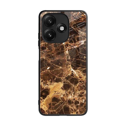Golden Roots back phone cover | glass case for redmi 12 5g