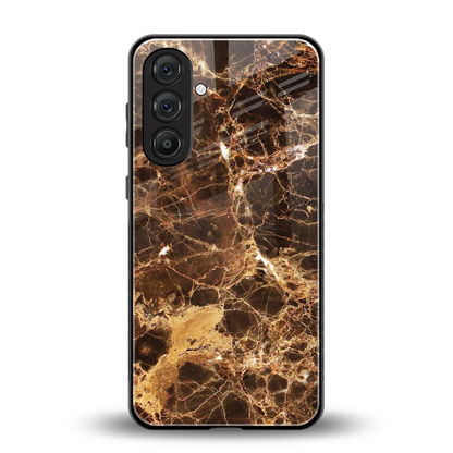 Golden Roots back phone cover | glass case for samsung galaxy m36 5g