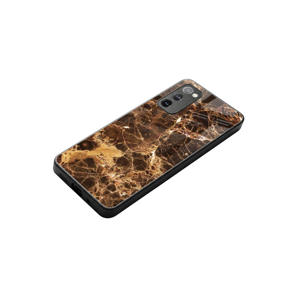 Golden Roots stylish phone case for samsung galaxy s20 fe | glossy glass and slim fit