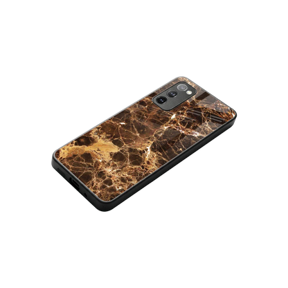 Golden Roots stylish phone case for samsung galaxy s20 fe | glossy glass and slim fit