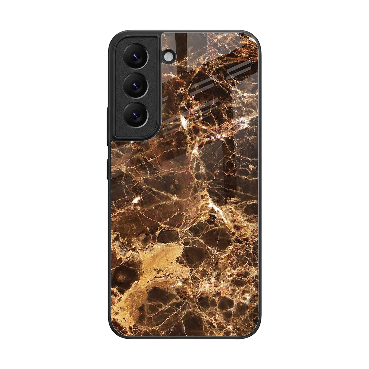 Golden Roots back phone cover | glass case for samsung galaxy s22