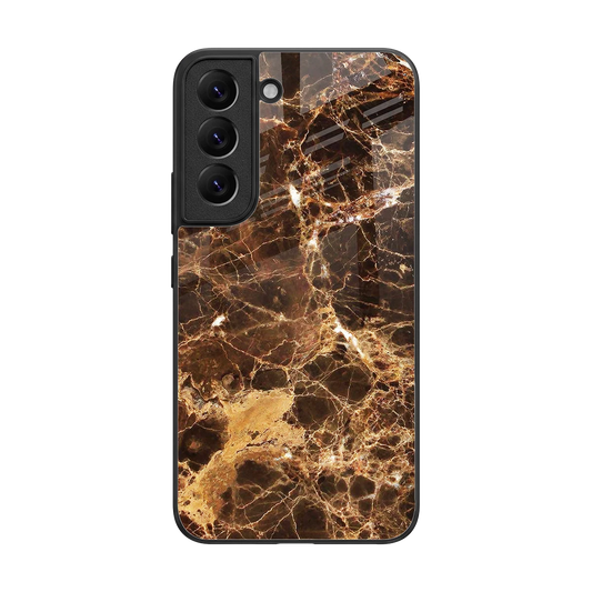 Golden Roots back phone cover | glass case for samsung galaxy s22