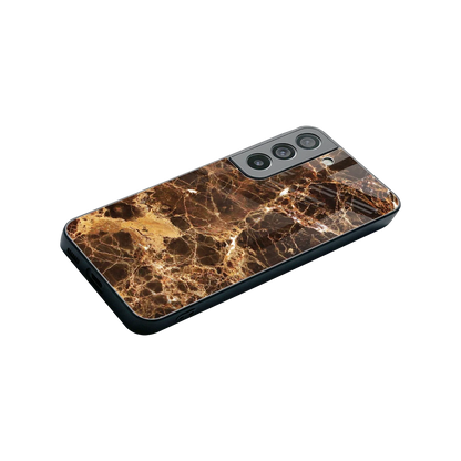 Golden Roots stylish phone case for samsung galaxy s22 | glossy glass and slim fit