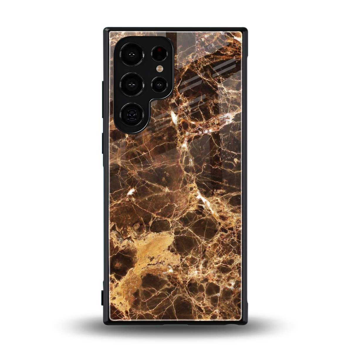 Golden Roots back phone cover | glass case for samsung galaxy s23 ultra