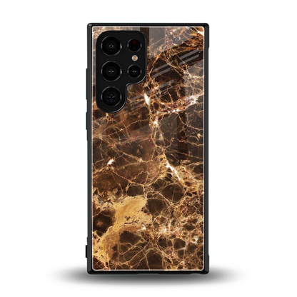 Golden Roots back phone cover | glass case for samsung galaxy s23 ultra