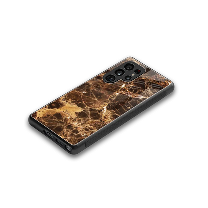 Golden Roots stylish phone case for samsung galaxy s26 ultra | glossy glass and slim fit