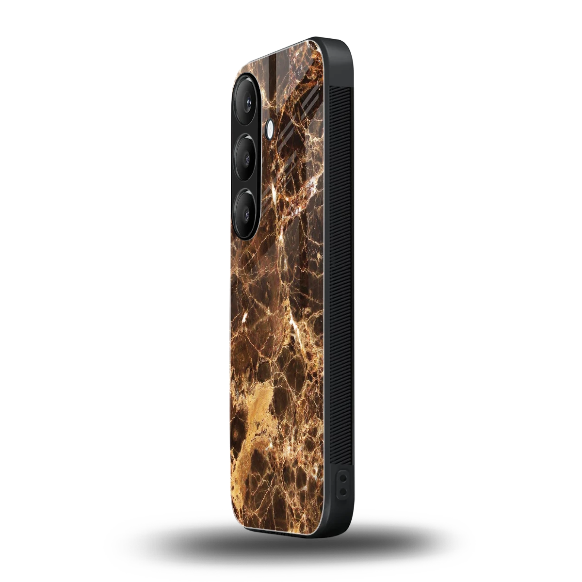 Golden Roots samsung galaxy s25 mobile cover | shockproof glass phone case