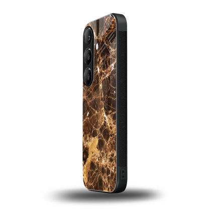 Golden Roots samsung galaxy s24 mobile cover | shockproof glass phone case