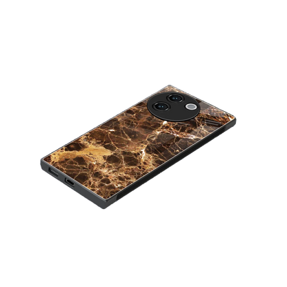 Golden Roots stylish phone case for vivo v30e | glossy glass and slim fit