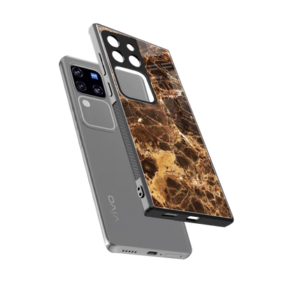 Golden Roots sleekvivo v30 pro cover with tempered glass back and TPU edges