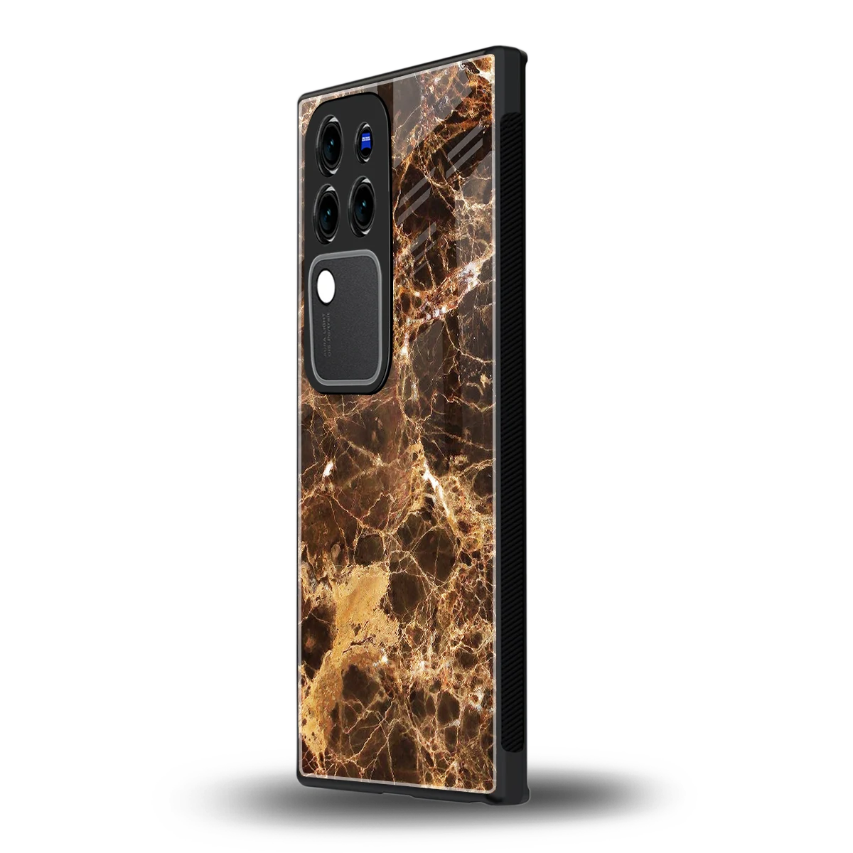 Golden Rootsvivo v30 pro mobile cover | shockproof glass phone case