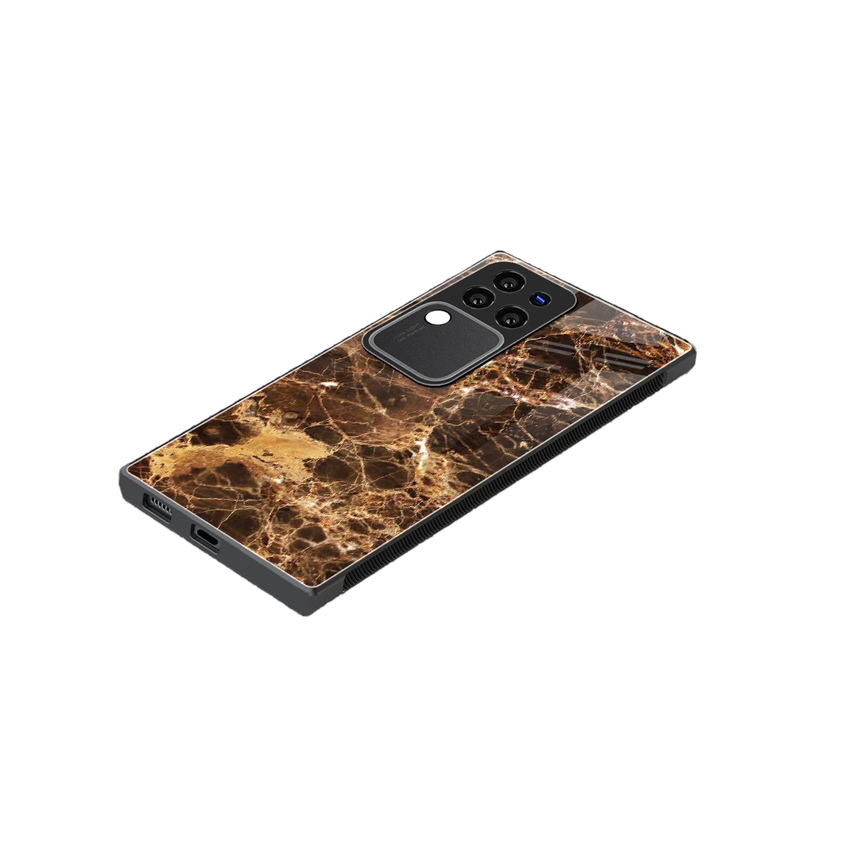 Golden Roots stylish phone case forvivo v30 pro | glossy glass and slim fit