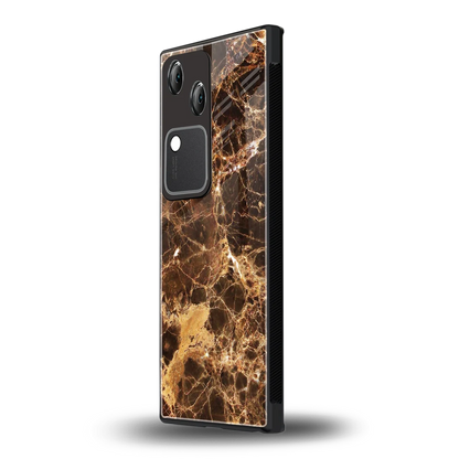 Golden Roots vivo v30 mobile cover | shockproof glass phone case