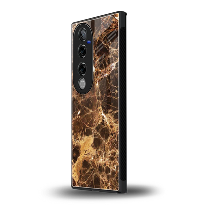 Golden Roots vivo v40 pro mobile cover | shockproof glass phone case