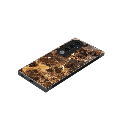 Golden Roots stylish phone case for vivo v40 pro | glossy glass and slim fit