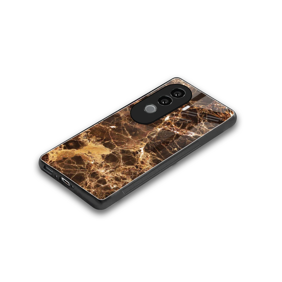 Golden Roots stylish phone case for vivo v40e | glossy glass and slim fit