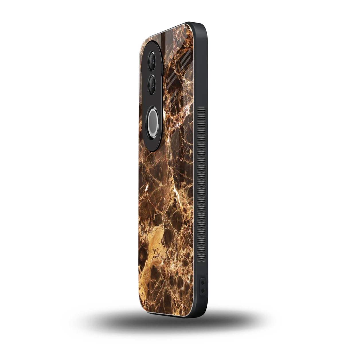 Golden Roots vivo v50 mobile cover | shockproof glass phone case