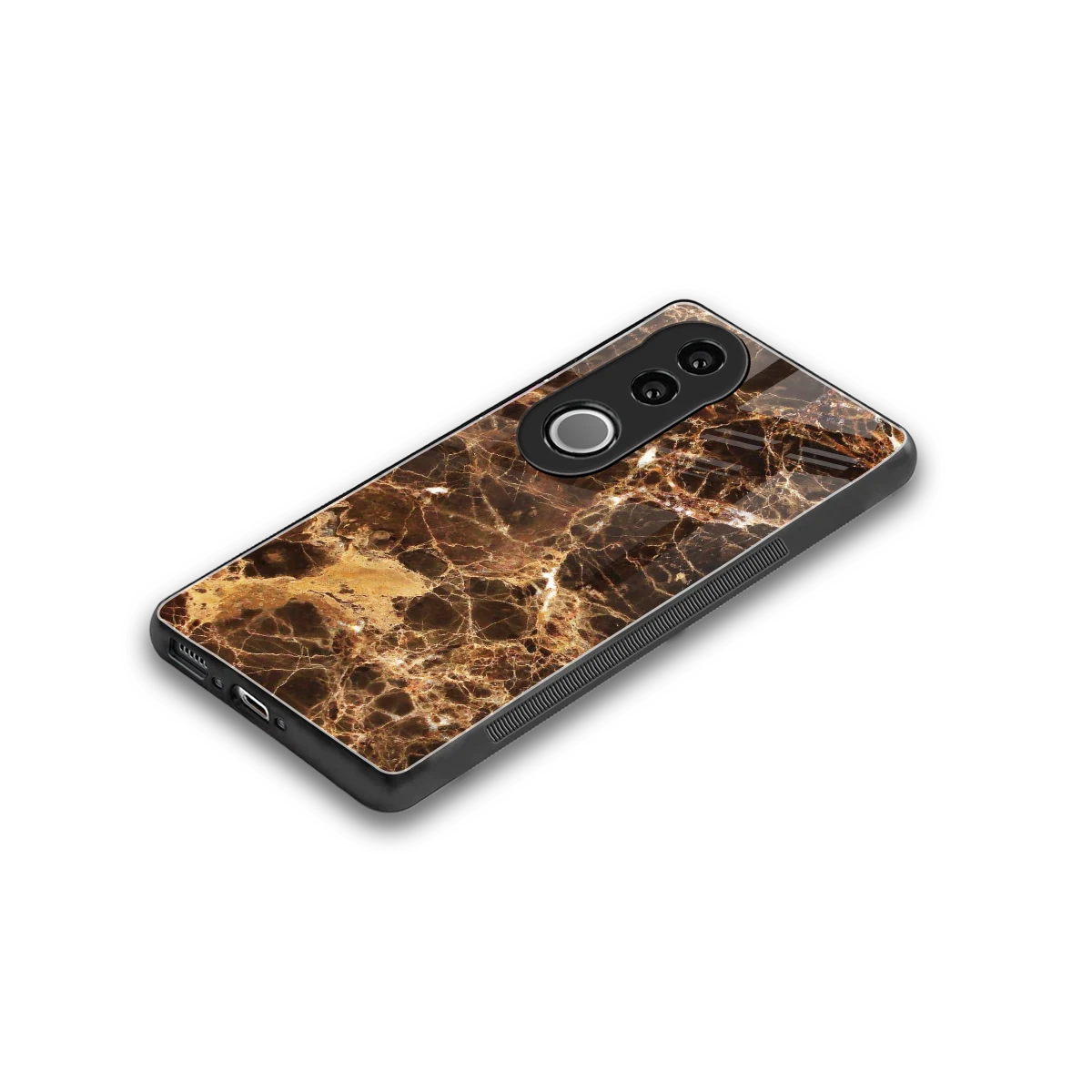 Golden Roots stylish phone case for vivo v50 | glossy glass and slim fit