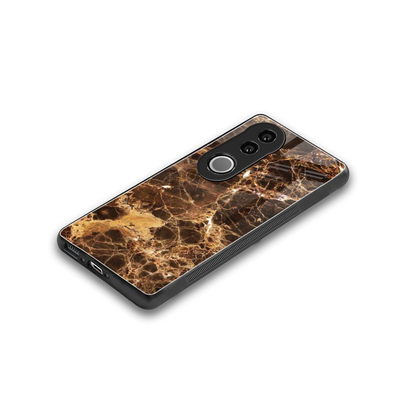 Golden Roots stylish phone case for vivo v50 | glossy glass and slim fit