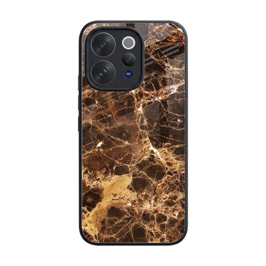 Golden Roots back phone cover | glass case for vivo v70