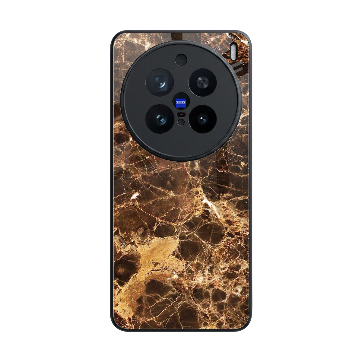 Golden Roots back phone cover | glass case for vivo x200 pro
