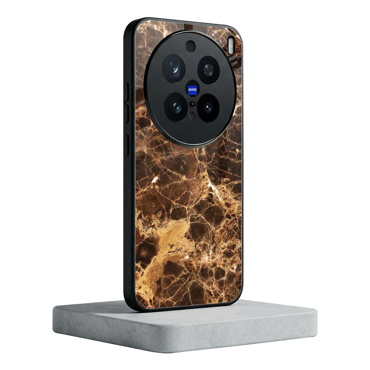 Golden Roots vivo x200 pro mobile cover | shockproof glass phone case