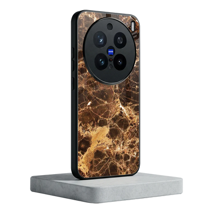 Golden Roots vivo x200 pro mobile cover | shockproof glass phone case