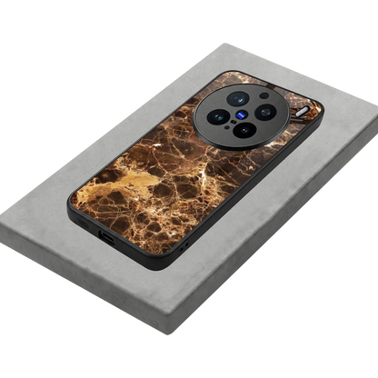 Golden Roots stylish phone case for vivo x200 pro | glossy glass and slim fit