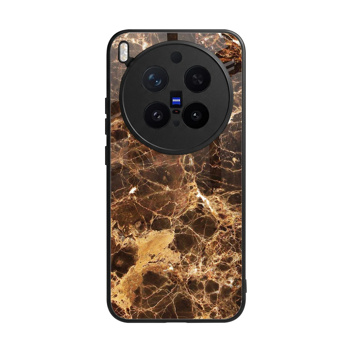 Golden Roots back phone cover | glass case for vivo x300 pro