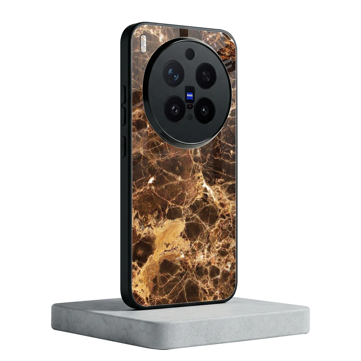 Golden Roots vivo x300 pro mobile cover | shockproof glass phone case