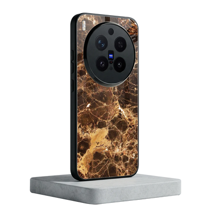 Golden Roots vivo x300 pro mobile cover | shockproof glass phone case
