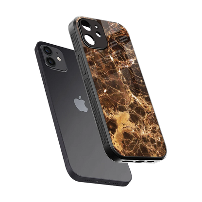 Golden Roots sleek iphone 11 cover with tempered glass back and TPU edges