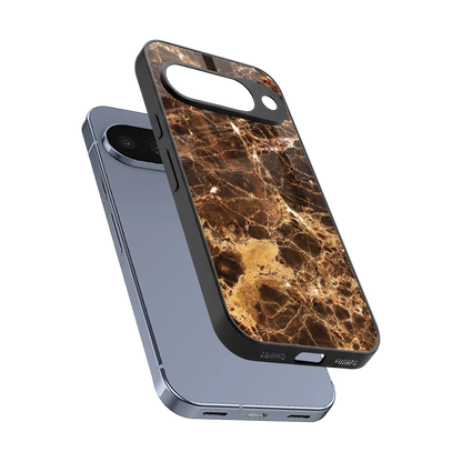 Golden Roots sleek google pixel 10 cover with tempered glass back and TPU edges