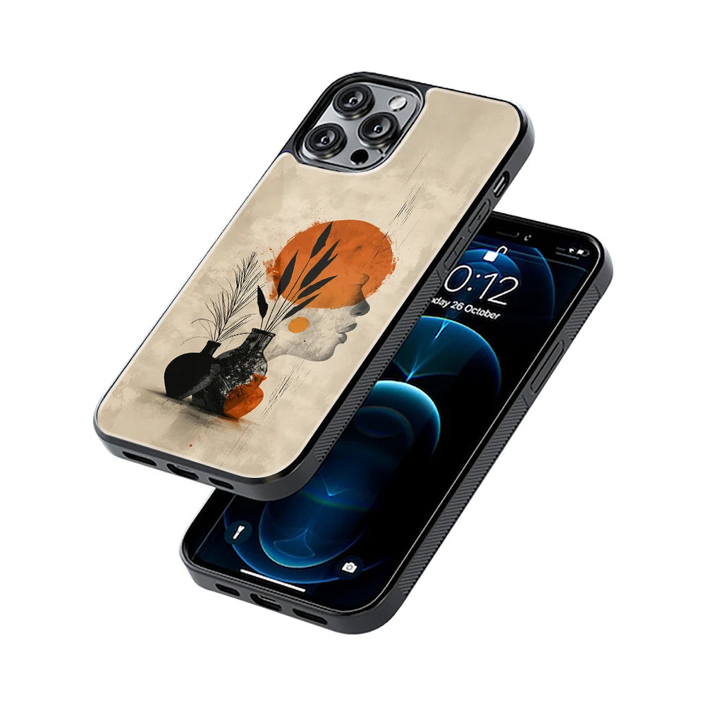 Protective Glass Back Phone Case Compatible with iPhone, Samsung, OnePlus, Pixel & More