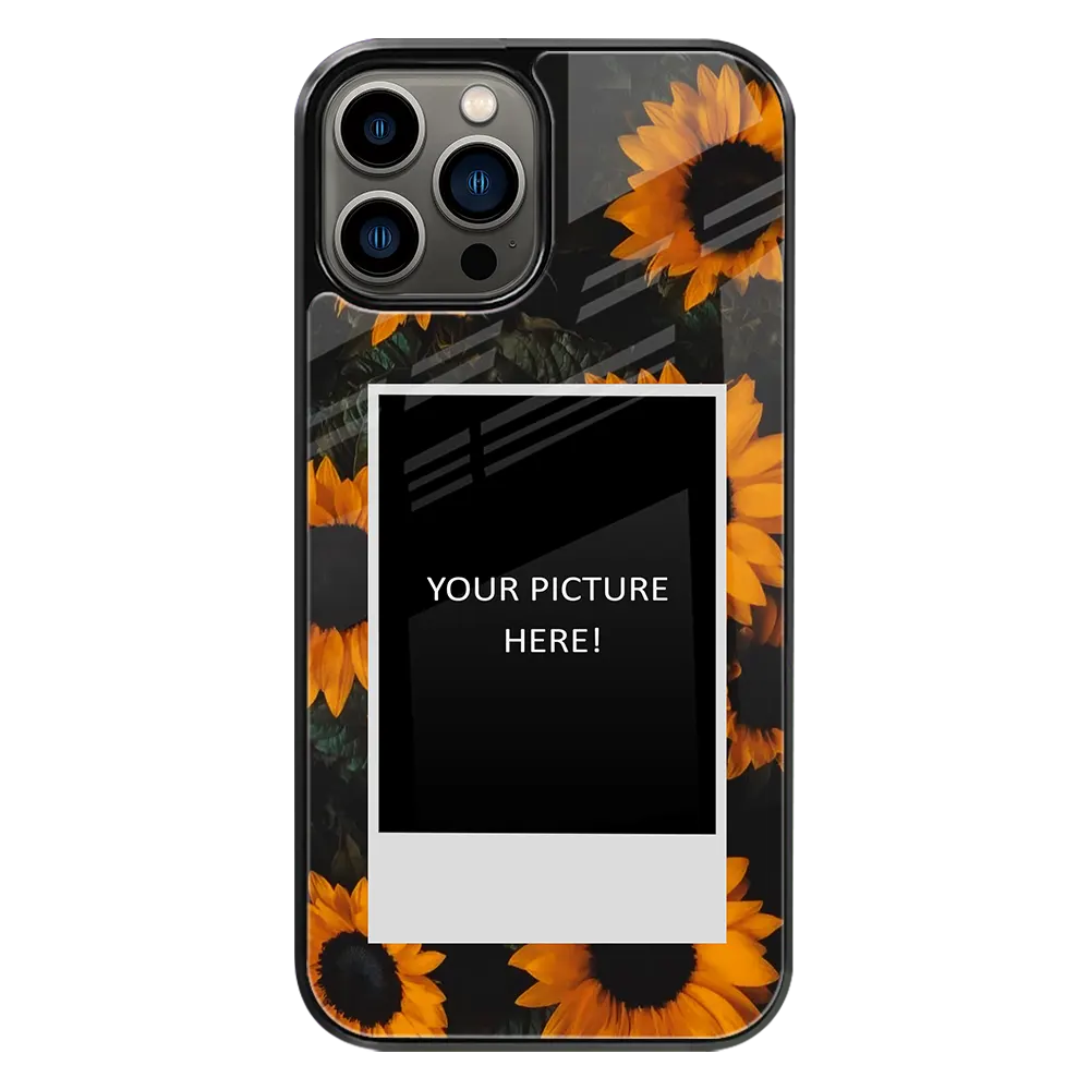 Polaroid Personalised Glass Phone Case