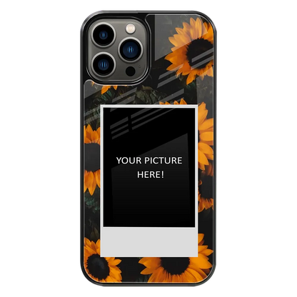 Polaroid Personalised Glass Phone Case