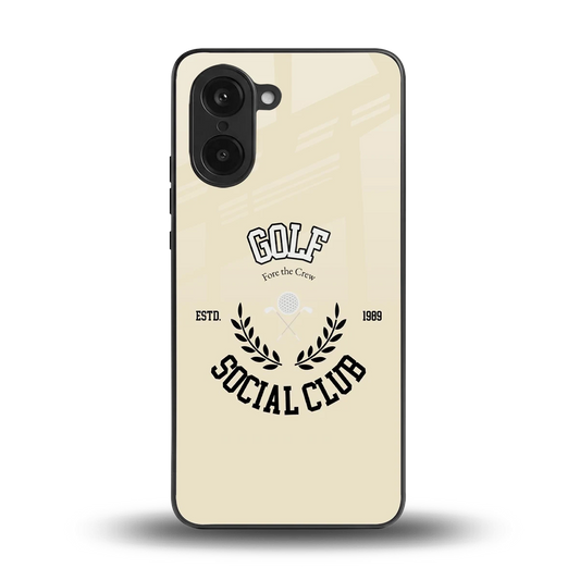 Golf Social Club back phone cover | glass case for oneplus nord ce5 5g