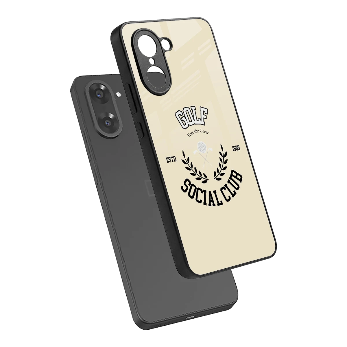 Golf Social Club sleek oneplus nord ce5 5g cover with tempered glass back and TPU edges