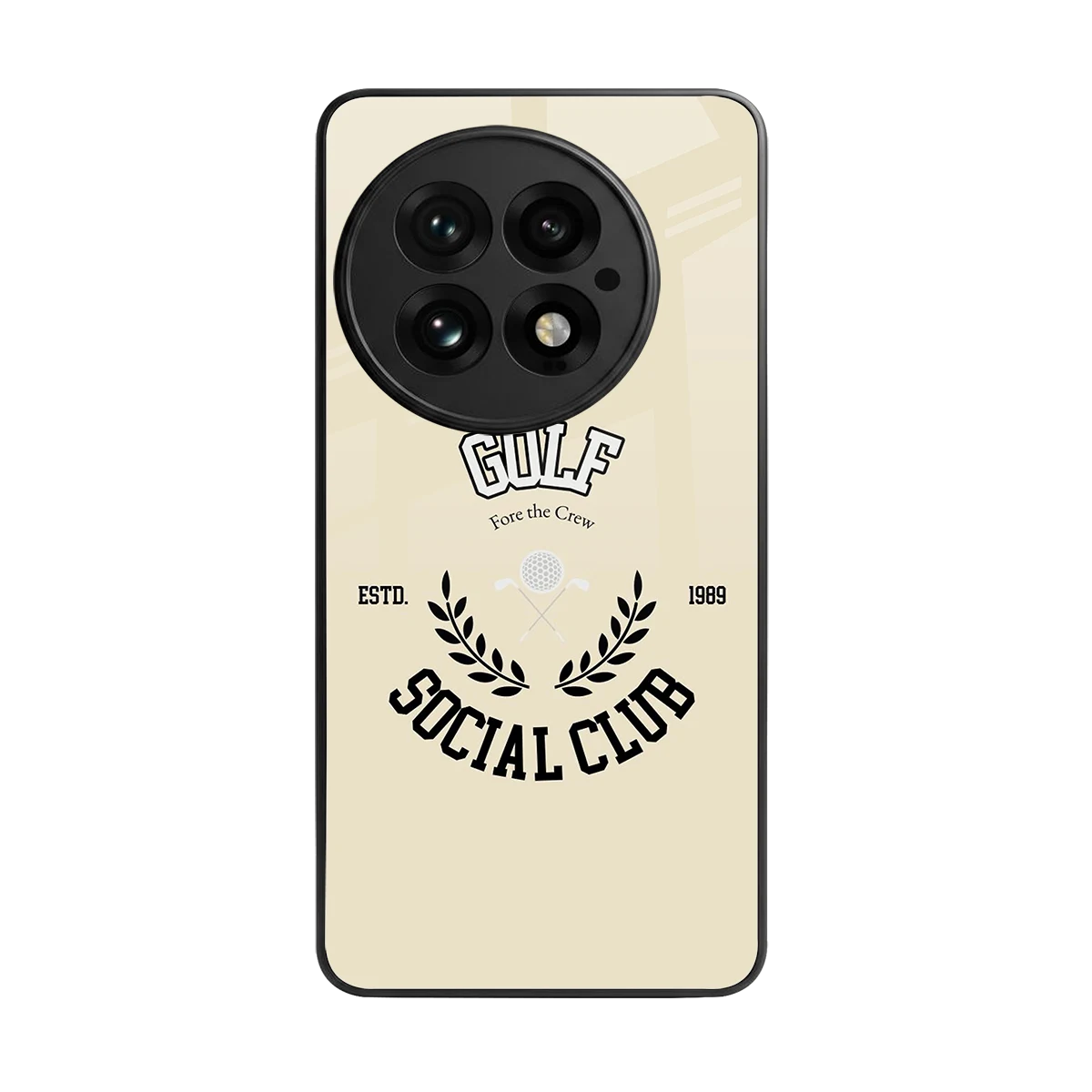 Golf Social Club back phone cover | glass case for oneplus 13