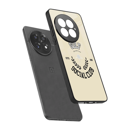 Golf Social Club sleek oneplus 13 cover with tempered glass back and TPU edges