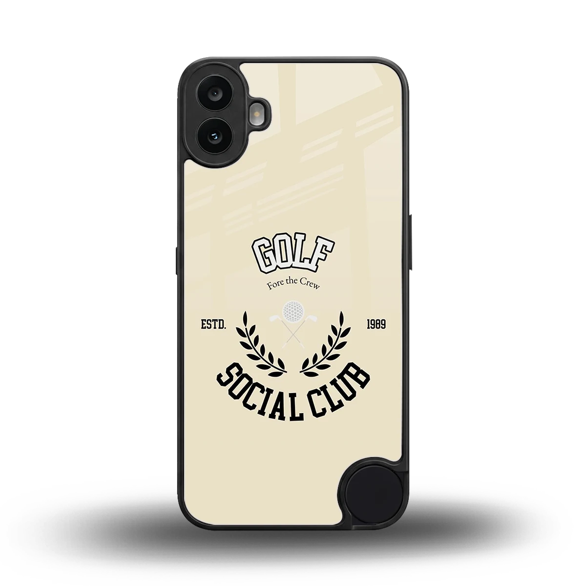 Golf Social Club back phone cover | glass case for cmf nothing phone 1