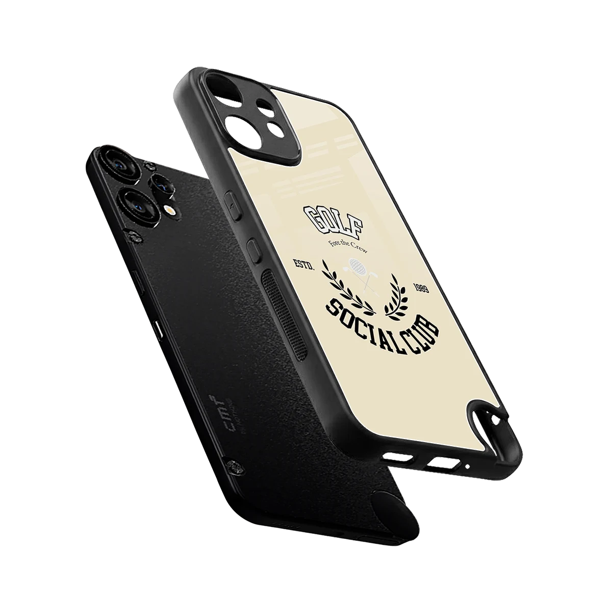 Golf Social Club sleek cmf nothing phone 2 pro cover with tempered glass back and TPU edges