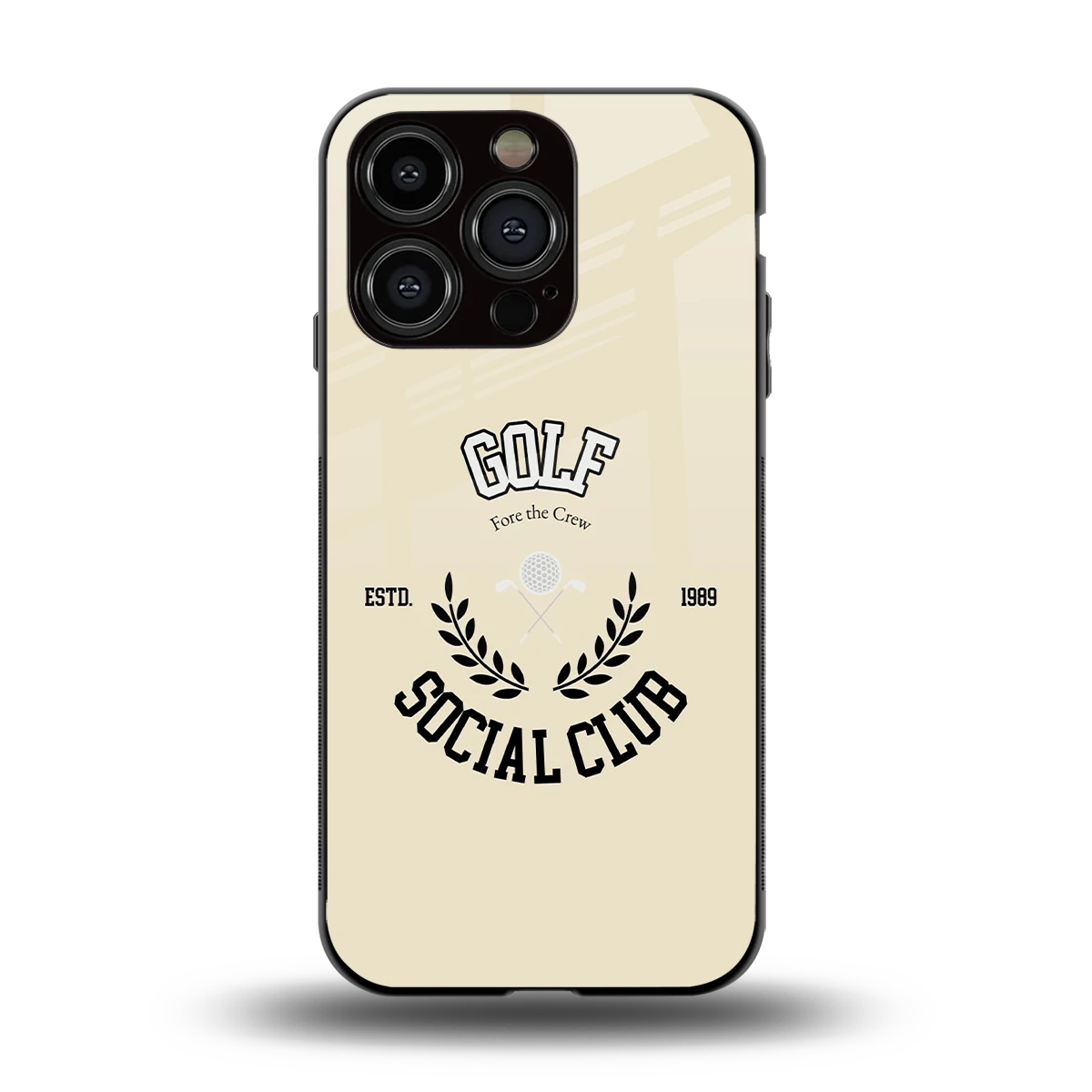 Golf Social Club back phone cover | glass case for iphone 13 pro